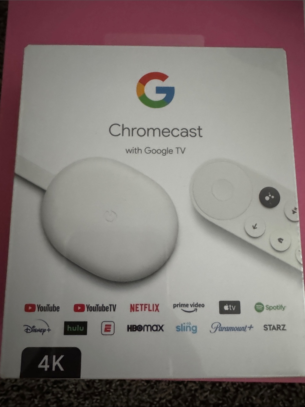 google Chromecast with Google TV White